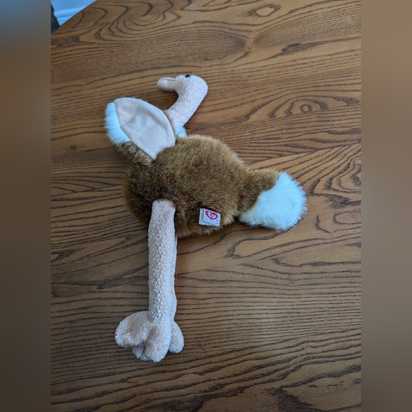 COPY - TY Beanie Buddies Collection. Stretch the Ostrich. 1998. 100% Tylon shel… - Picture 4 of 6